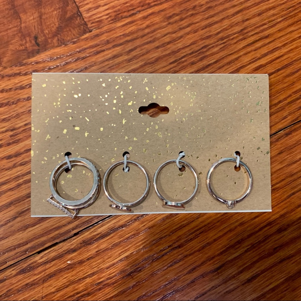 Set Of 4 Rings - Picture 2 of 2